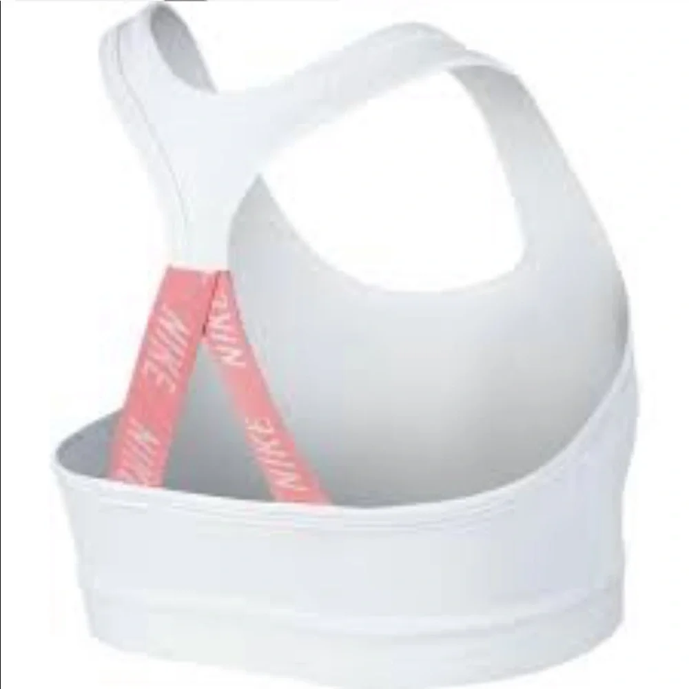 White Nike Pro Little Girls Bra